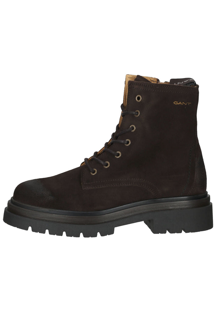 GANT Stiefelette Veloursleder Dunkelbraun