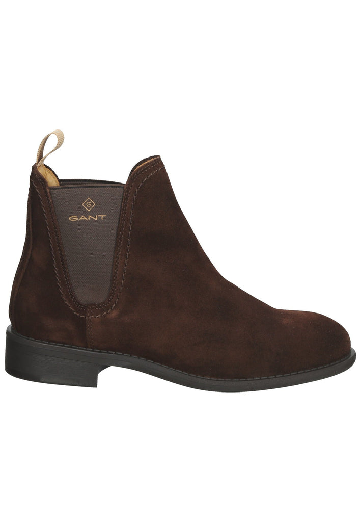 GANT Stiefelette Veloursleder Dunkelbraun
