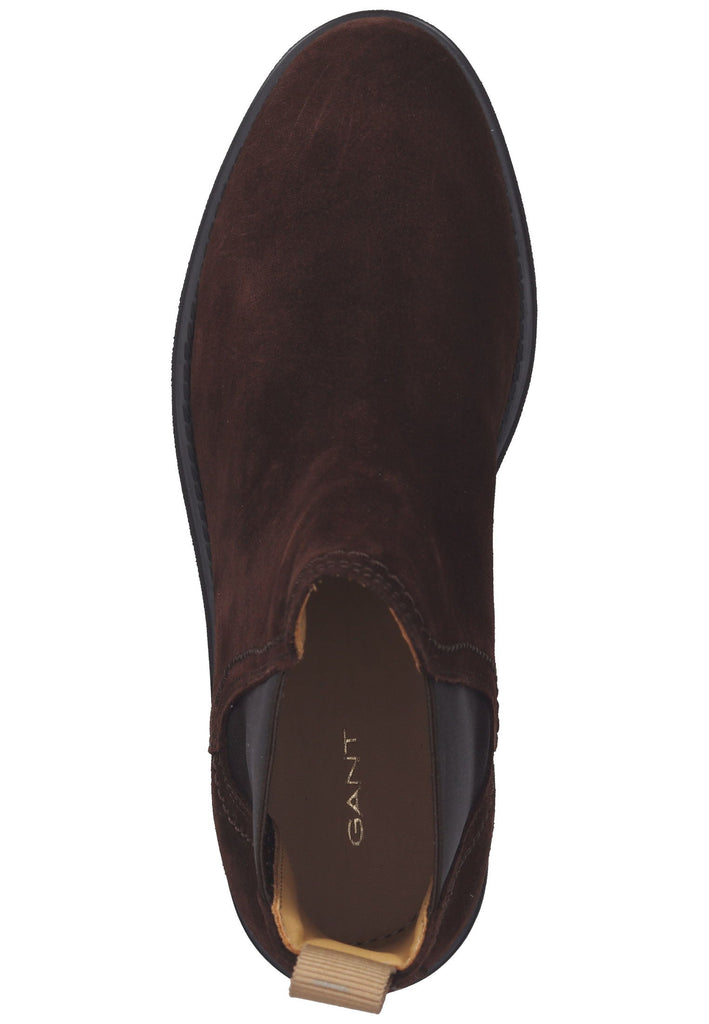 GANT Stiefelette Veloursleder Dunkelbraun