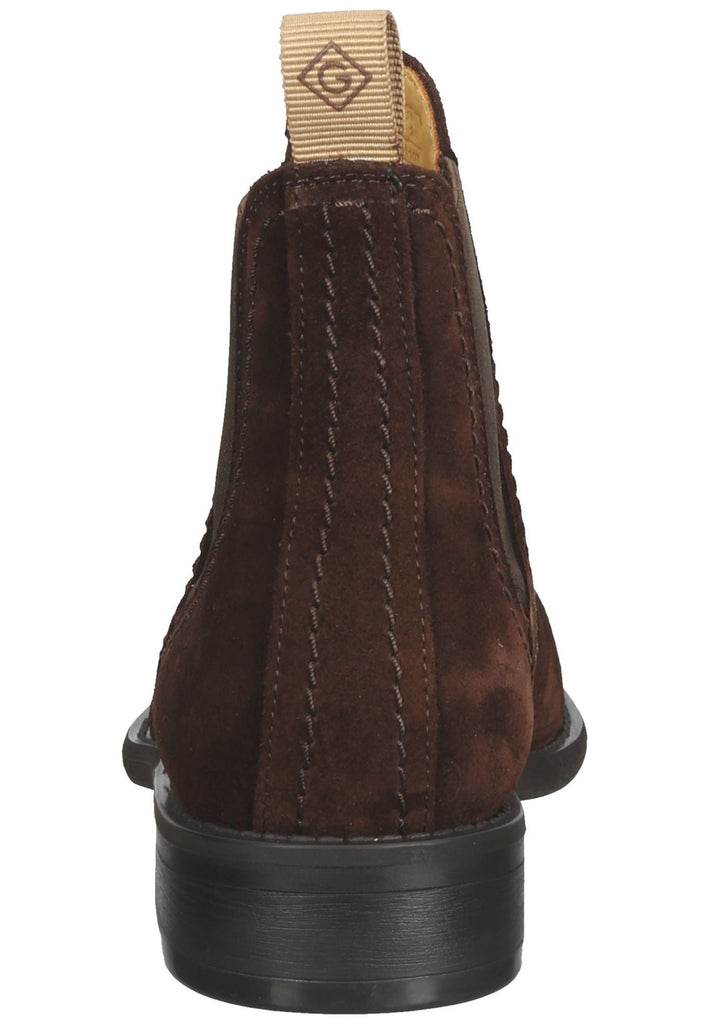GANT Stiefelette Veloursleder Dunkelbraun