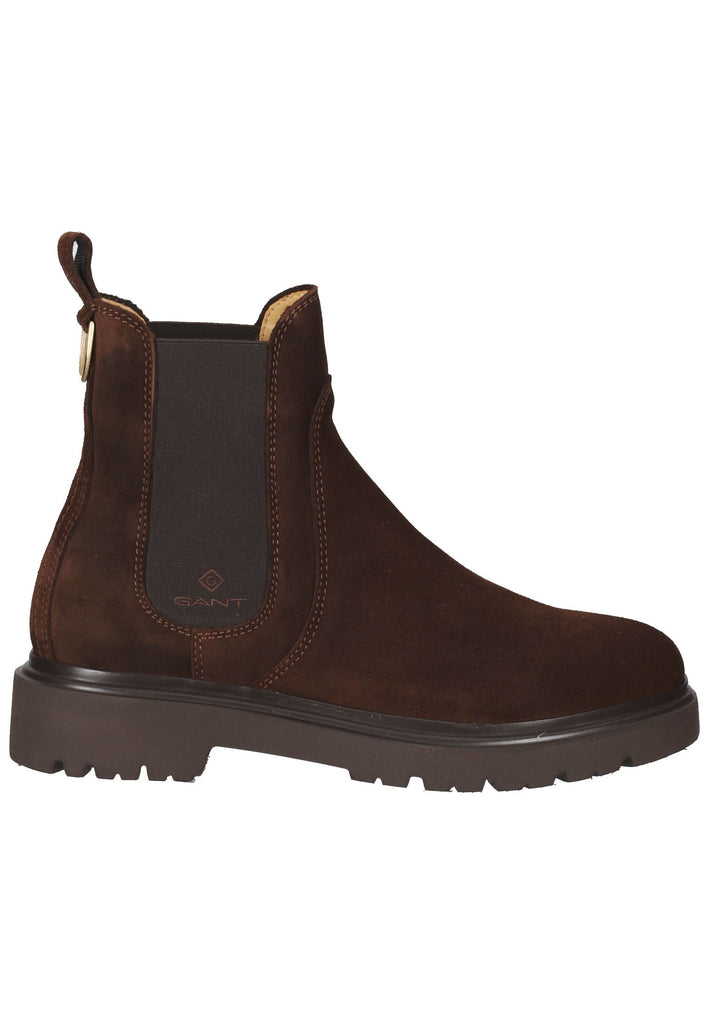 GANT Stiefelette Veloursleder Dunkelbraun