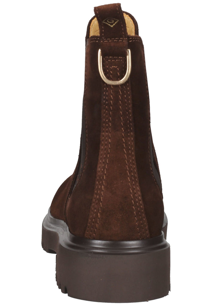 GANT Stiefelette Veloursleder Dunkelbraun