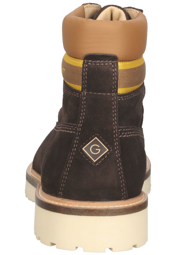 GANT Stiefelette Veloursleder Dunkelbraun