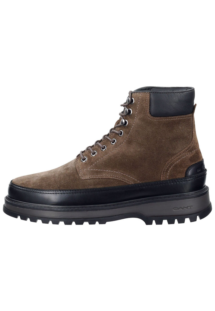 GANT Stiefelette Veloursleder Grau/Braun Warmfutter