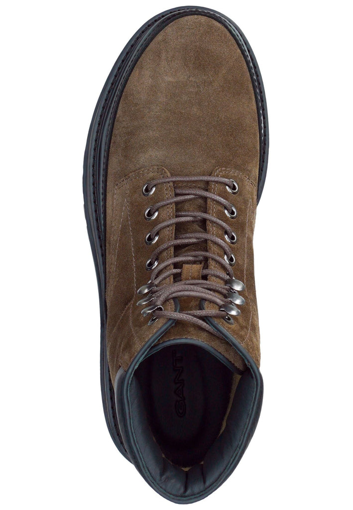 GANT Stiefelette Veloursleder Grau/Braun Warmfutter