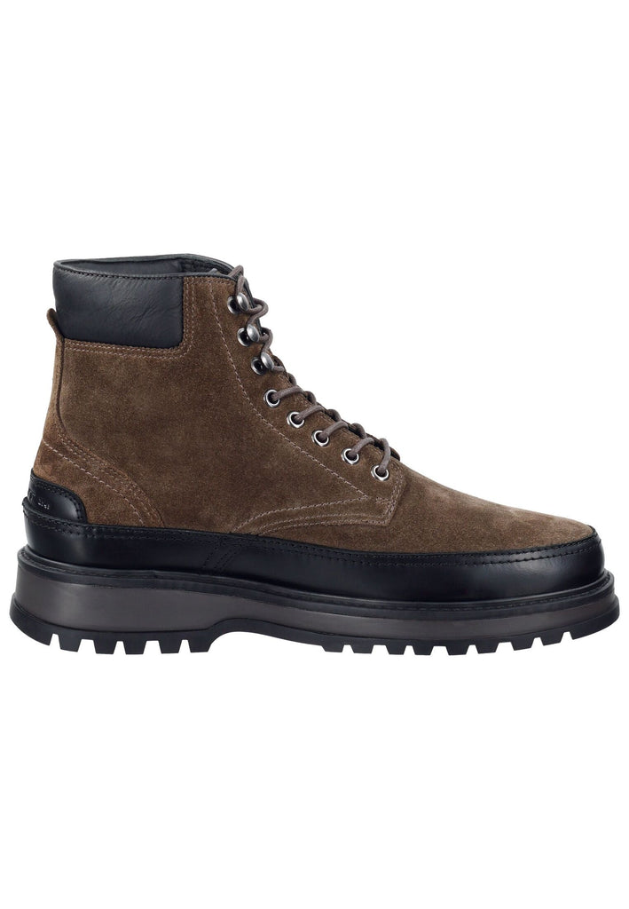 GANT Stiefelette Veloursleder Grau/Braun Warmfutter