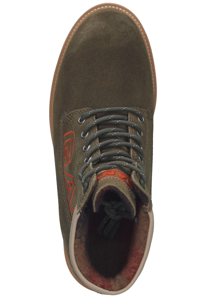 GANT Stiefelette Veloursleder Grün/Braun