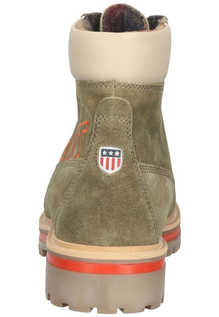 GANT Stiefelette Veloursleder Grün/Braun