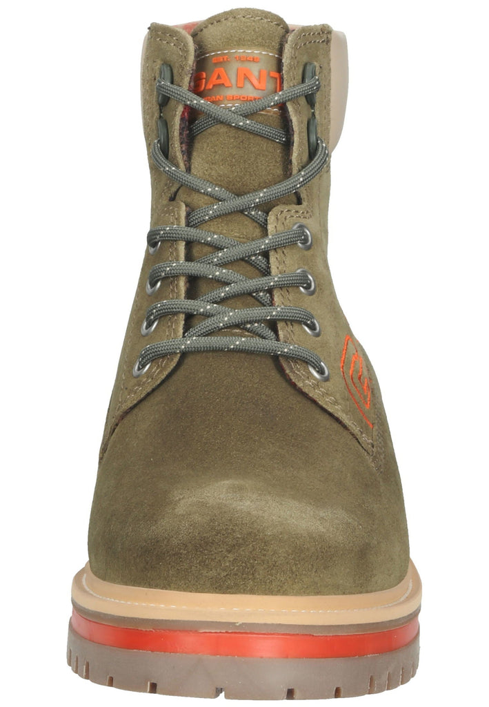 GANT Stiefelette Veloursleder Grün/Braun