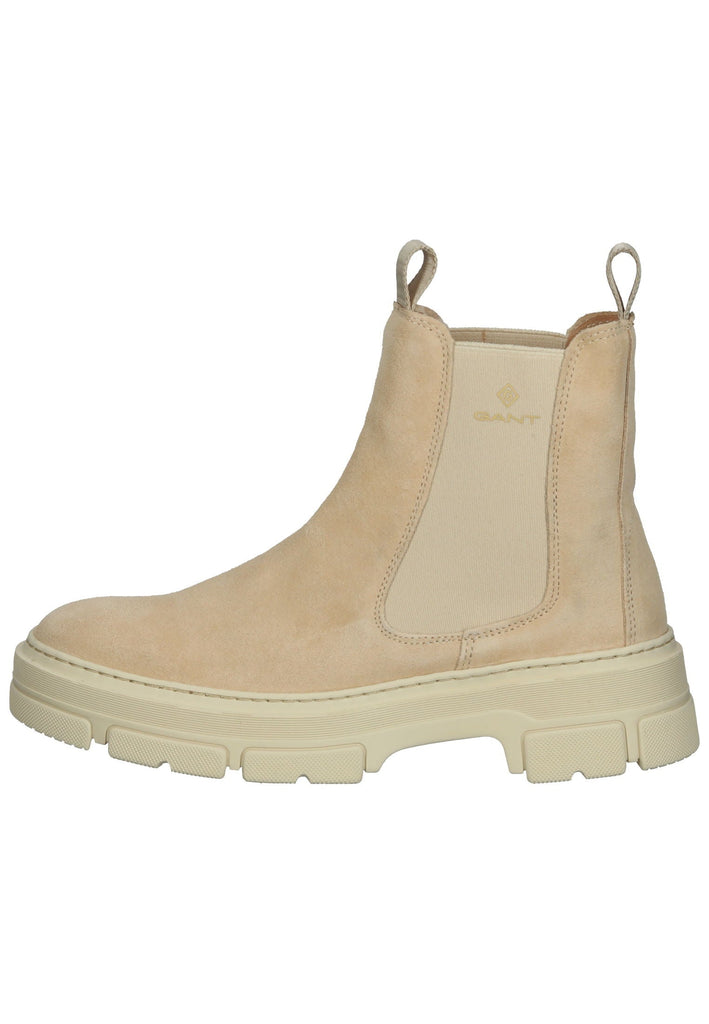 GANT Stiefelette Veloursleder Hellbeige