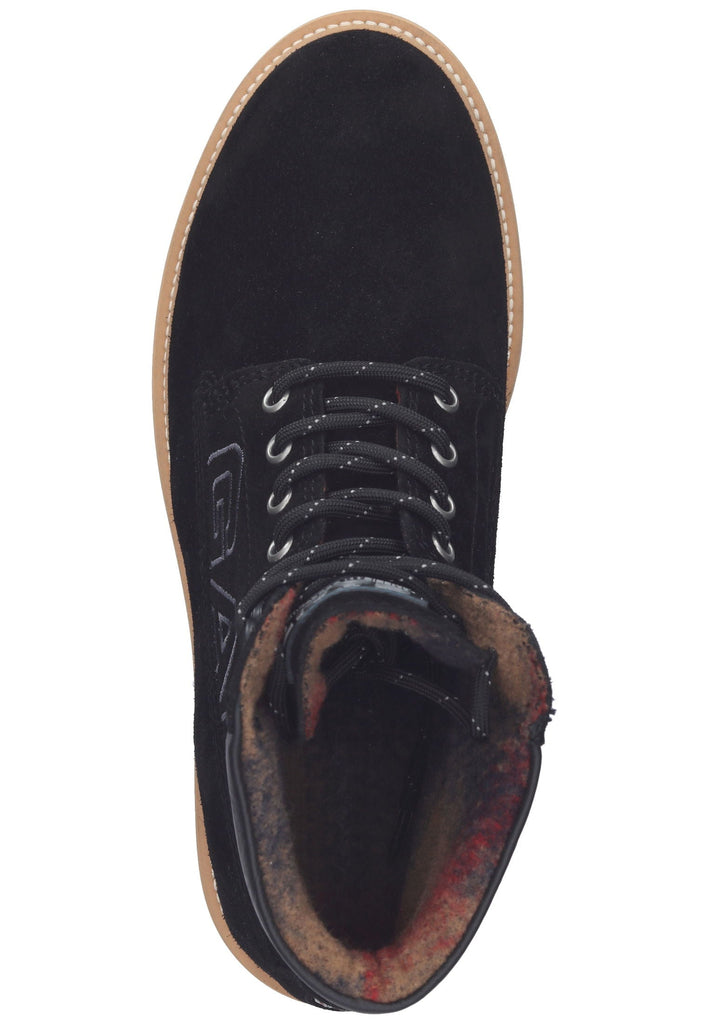 GANT Stiefelette Veloursleder Schwarz