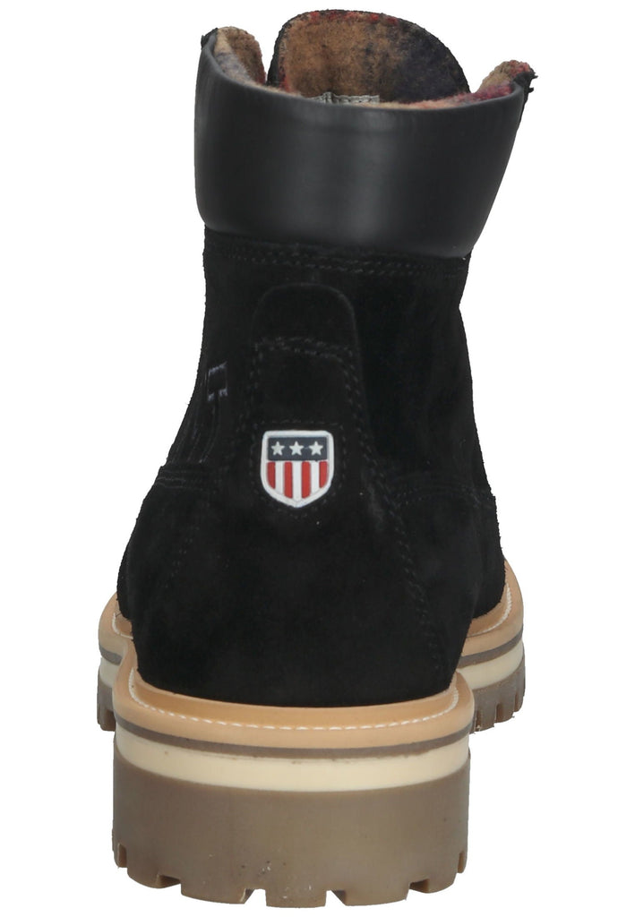 GANT Stiefelette Veloursleder Schwarz