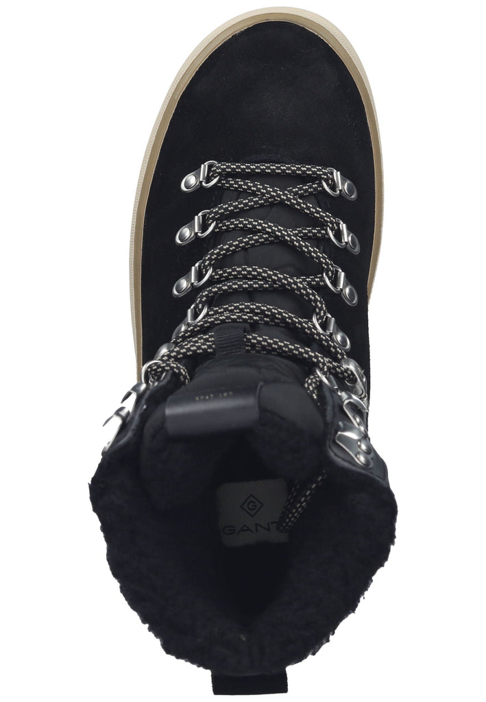 GANT Stiefelette Veloursleder Schwarz Warmfutter