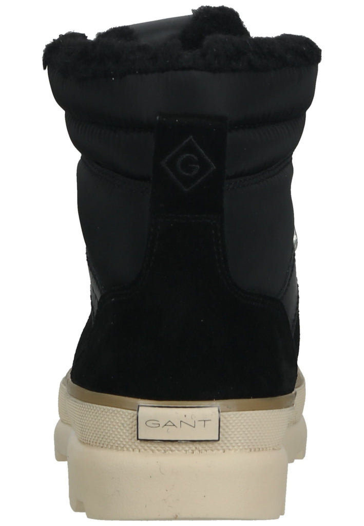 GANT Stiefelette Veloursleder Schwarz Warmfutter