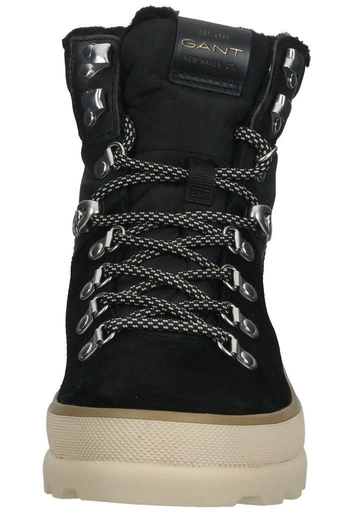 GANT Stiefelette Veloursleder Schwarz Warmfutter