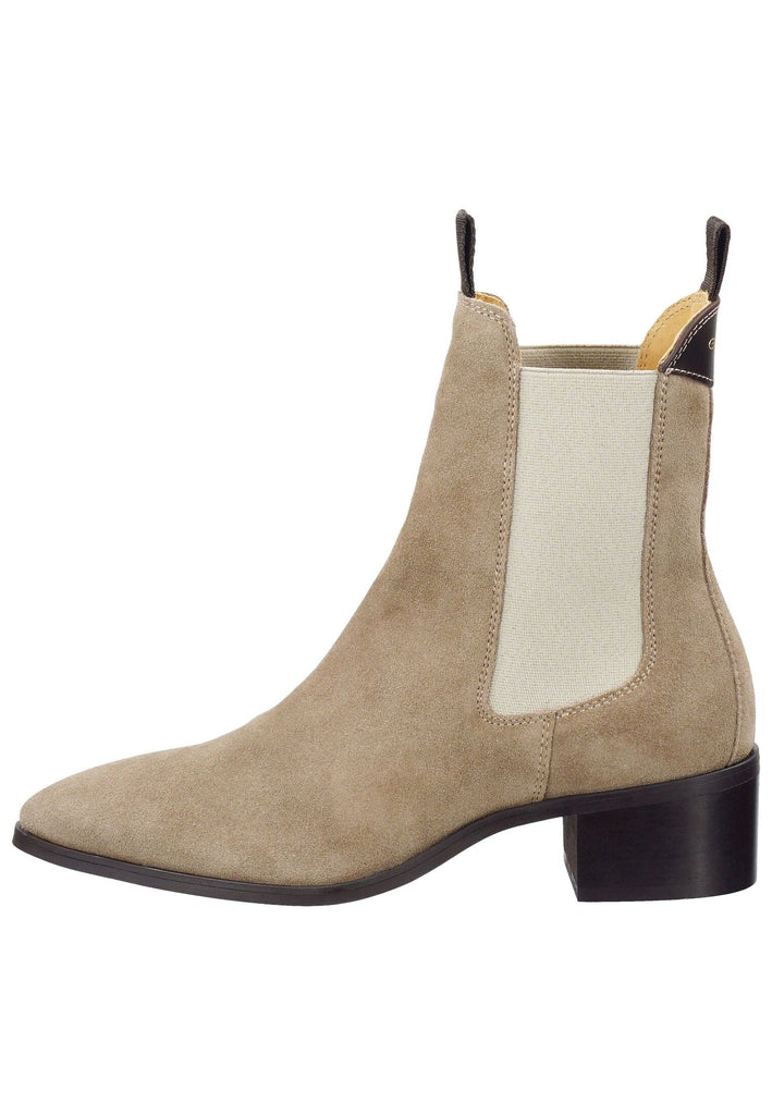 GANT Stiefelette Veloursleder/Textil Beige