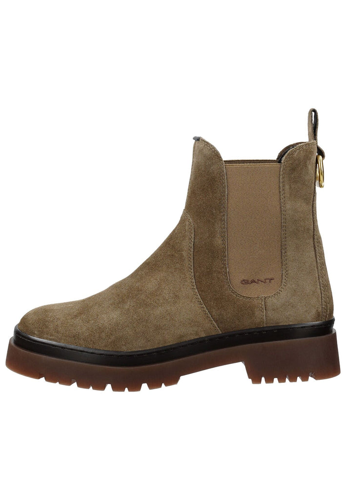 GANT Stiefelette Veloursleder/Textil Braun