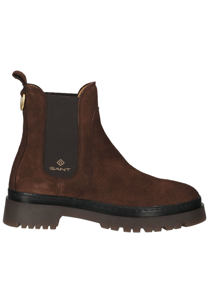 GANT Stiefelette Veloursleder/Textil Chocolate