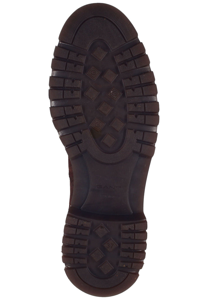 GANT Stiefelette Veloursleder/Textil Chocolate