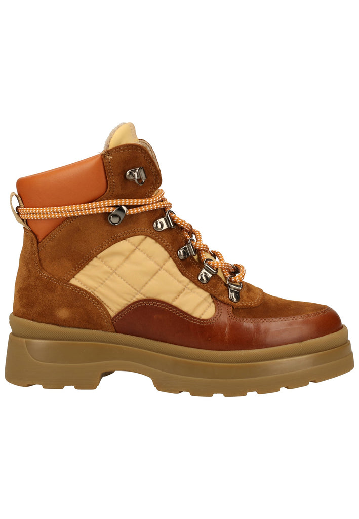 GANT Stiefelette Veloursleder/Textil Cognac