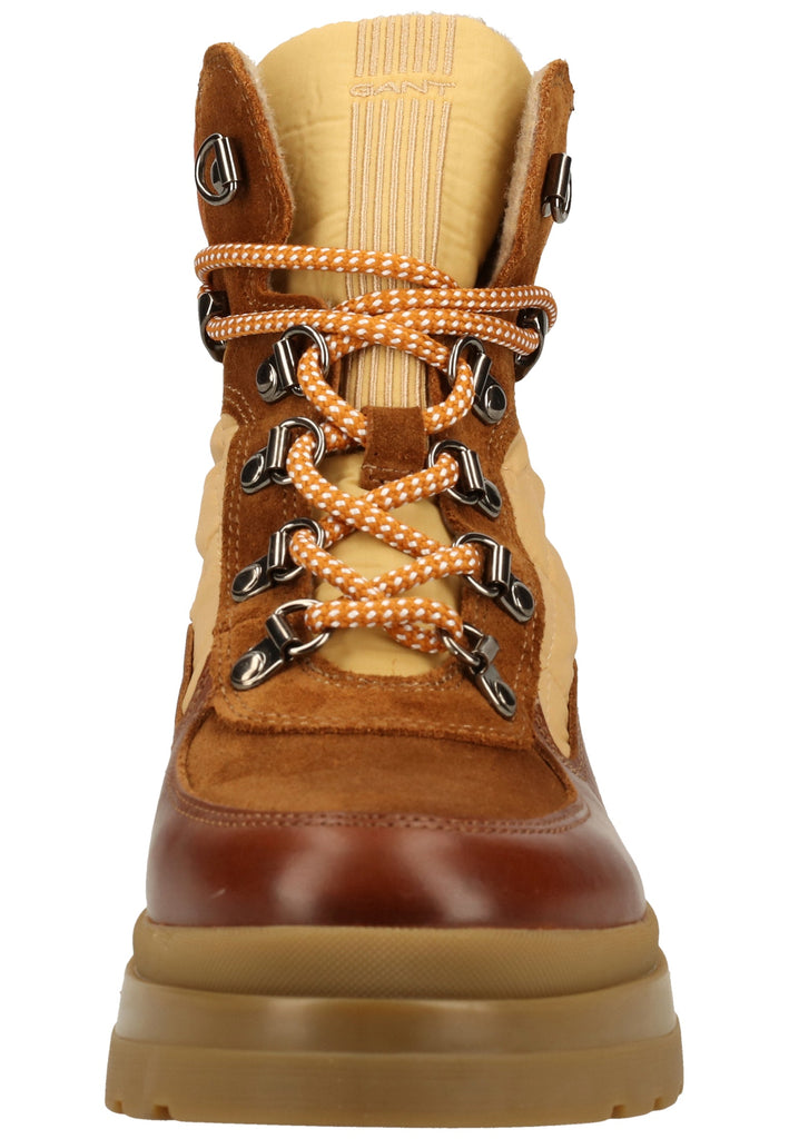 GANT Stiefelette Veloursleder/Textil Cognac