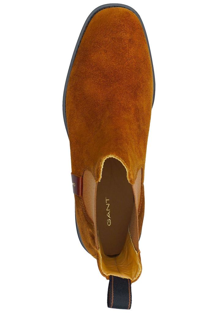 GANT Stiefelette Veloursleder/Textil Cognac