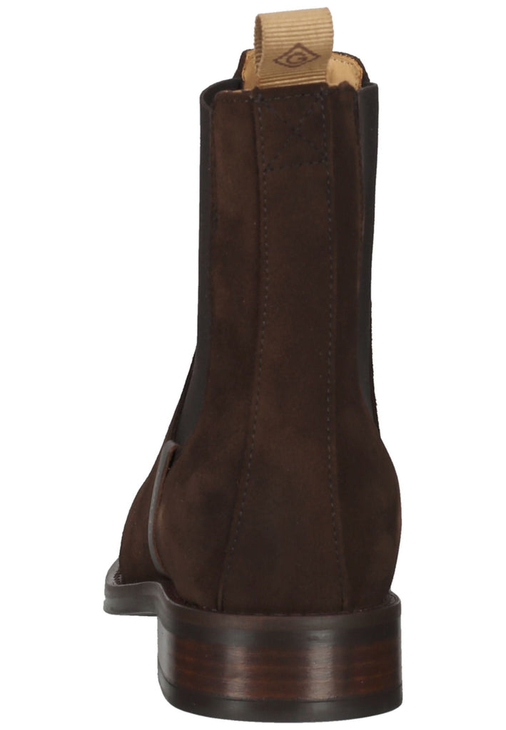 GANT Stiefelette Veloursleder/Textil Dunkelbraun