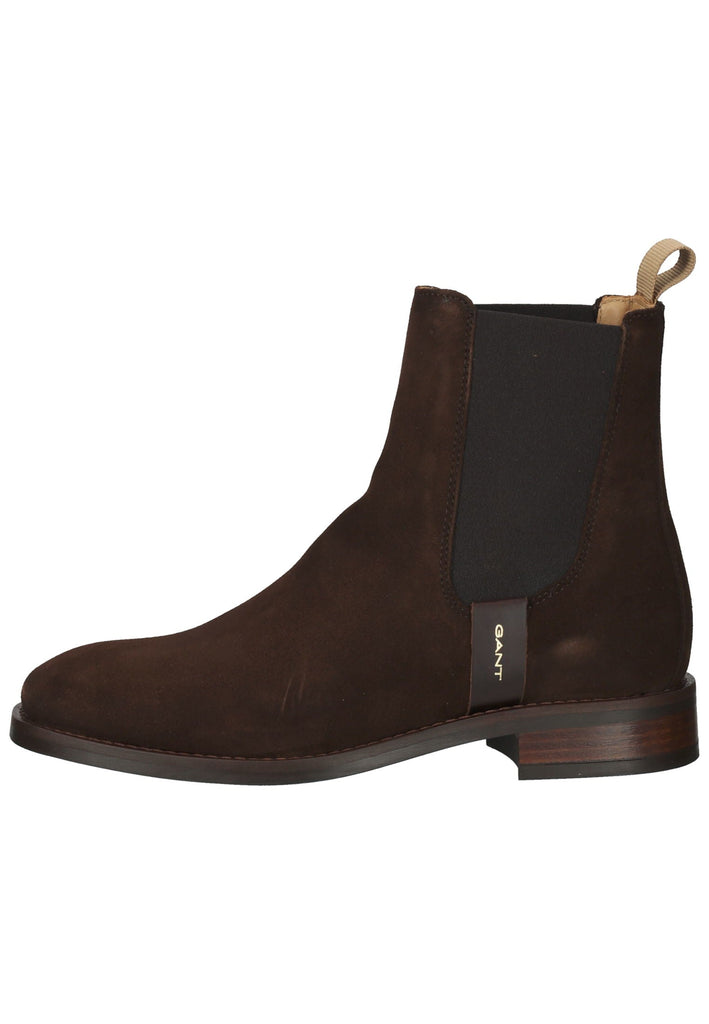 GANT Stiefelette Veloursleder/Textil Dunkelbraun