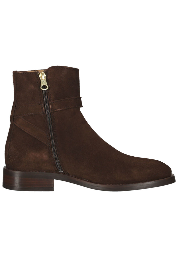 GANT Stiefelette Veloursleder/Textil Dunkelbraun