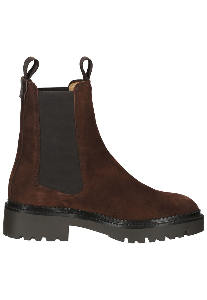 GANT Stiefelette Veloursleder/Textil Dunkelbraun