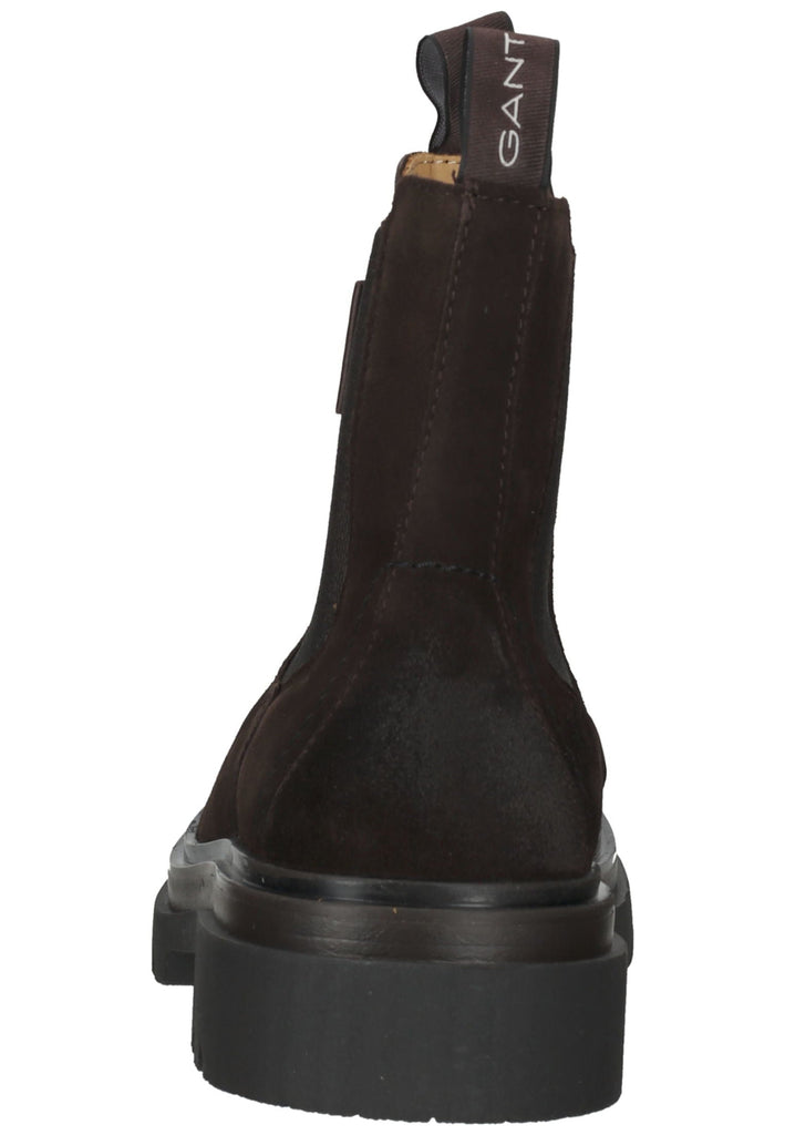 GANT Stiefelette Veloursleder/Textil Dunkelbraun