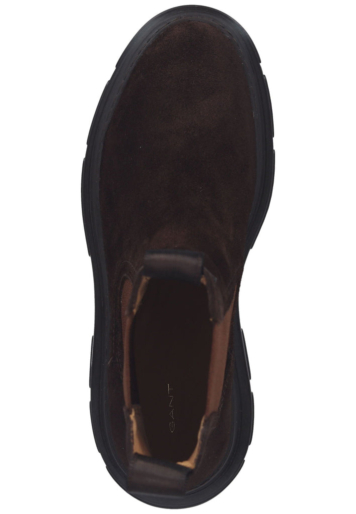 GANT Stiefelette Veloursleder/Textil Dunkelbraun