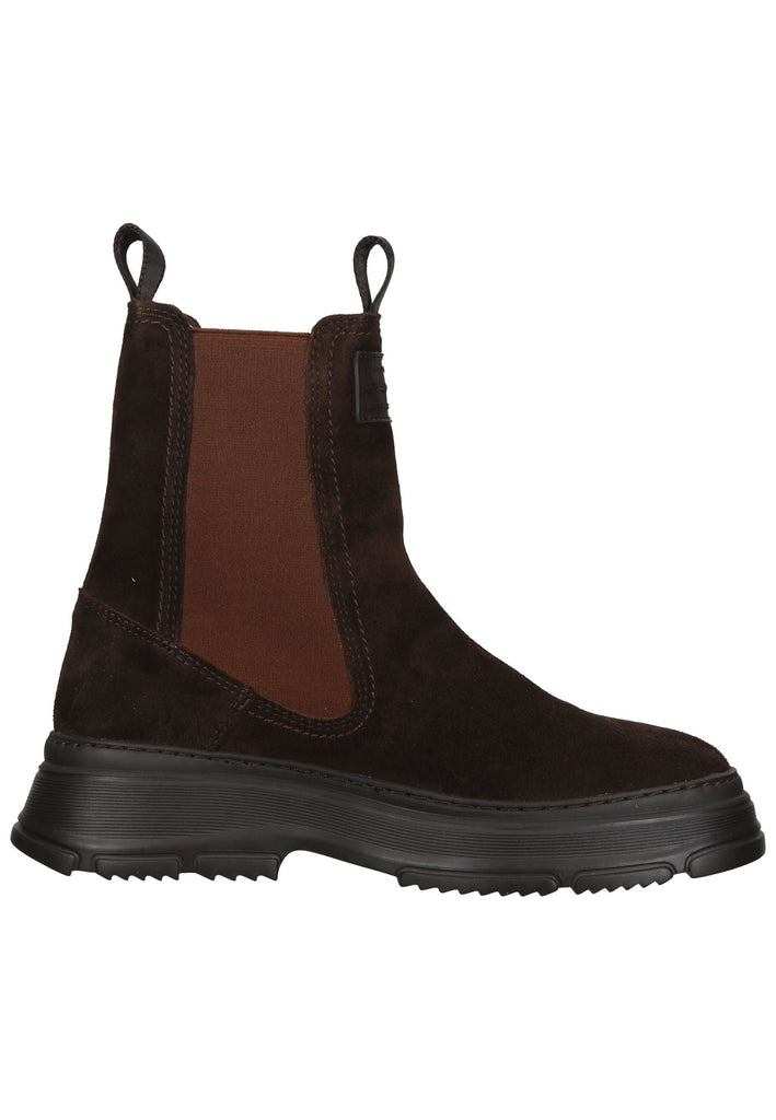 GANT Stiefelette Veloursleder/Textil Dunkelbraun
