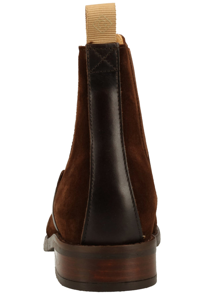 GANT Stiefelette Veloursleder/Textil Dunkelbraun