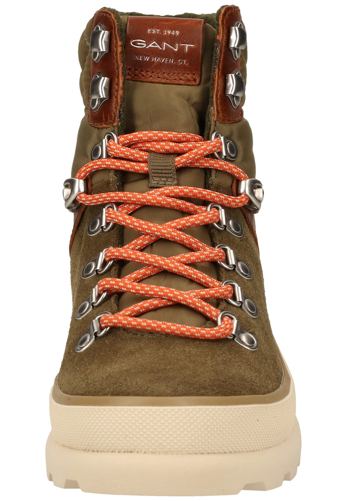 GANT Stiefelette Veloursleder/Textil Dunkelgrün