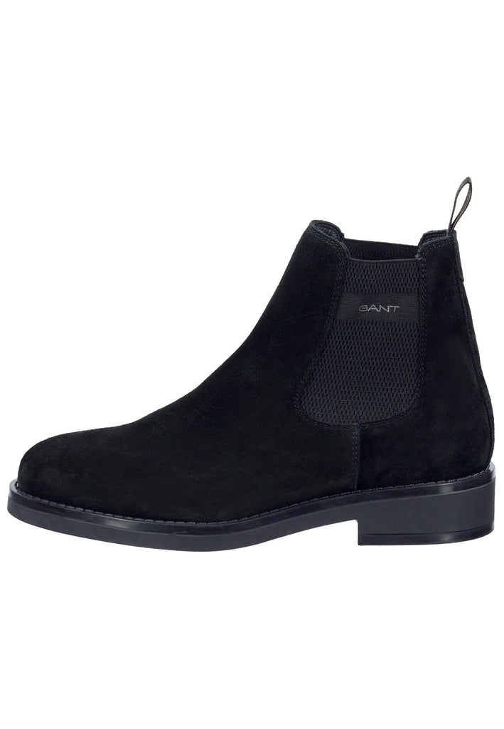 GANT Stiefelette Veloursleder/Textil Schwarz