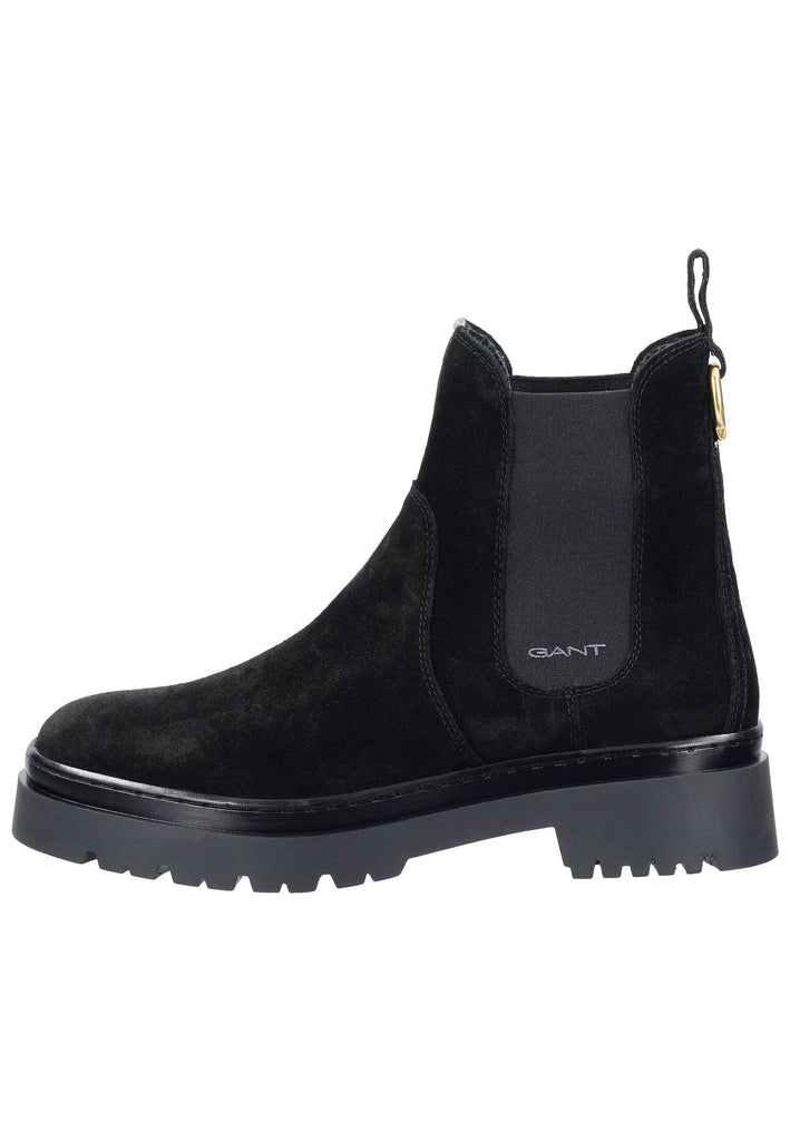 GANT Stiefelette Veloursleder/Textil Schwarz
