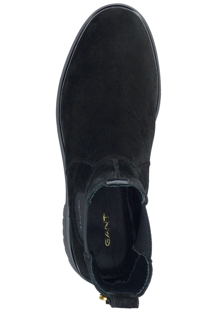 GANT Stiefelette Veloursleder/Textil Schwarz
