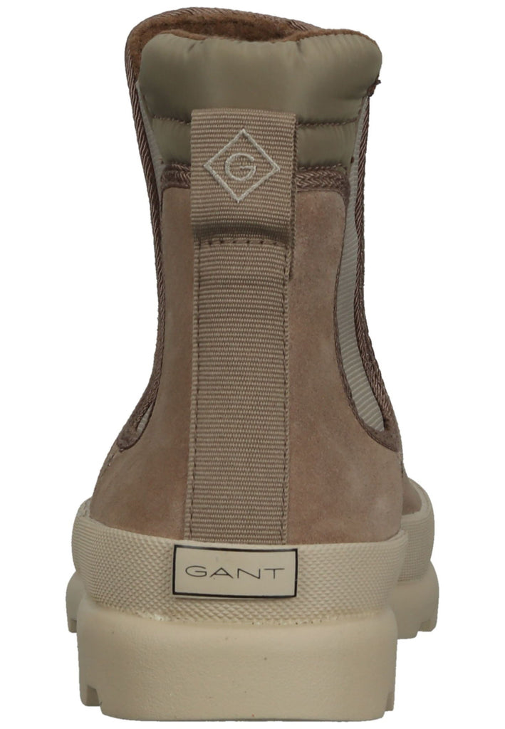 GANT Stiefelette Veloursleder/Textil Taupe