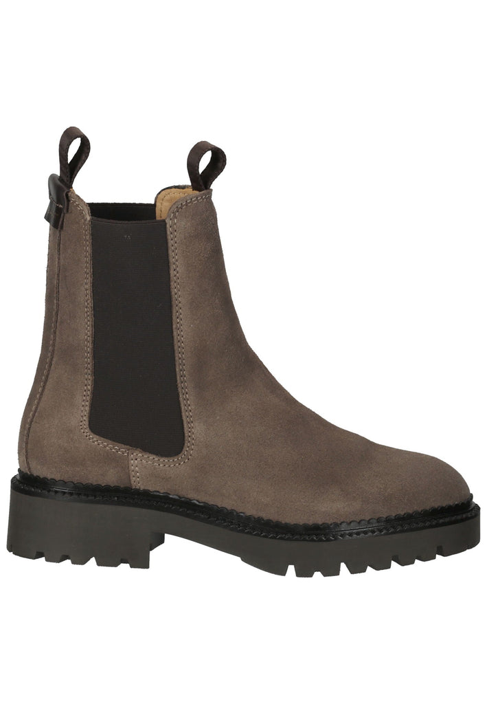 GANT Stiefelette Veloursleder/Textil Taupe