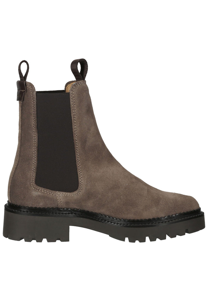 GANT Stiefelette Veloursleder/Textil Taupe