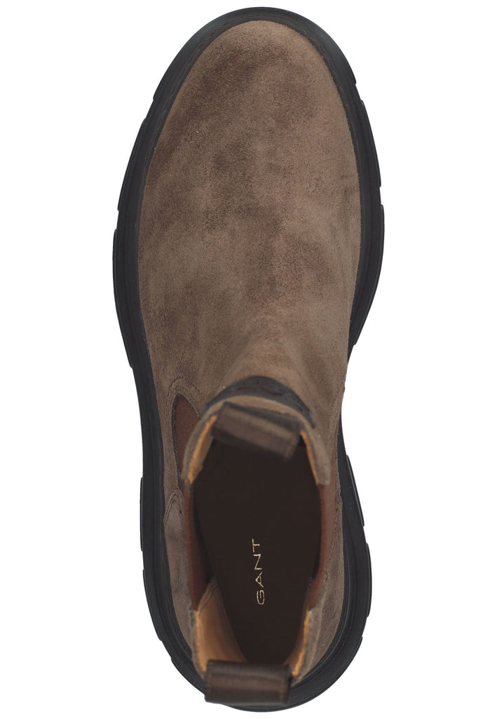 GANT Stiefelette Veloursleder/Textil Taupe