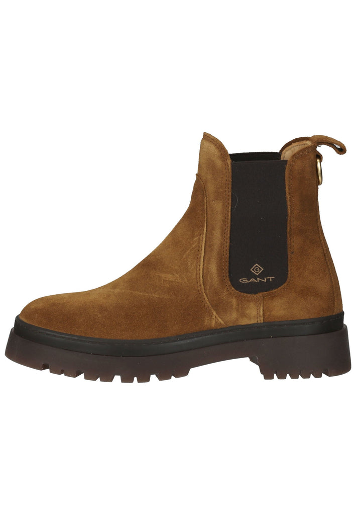 GANT Stiefelette Veloursleder/Textil Tobacco