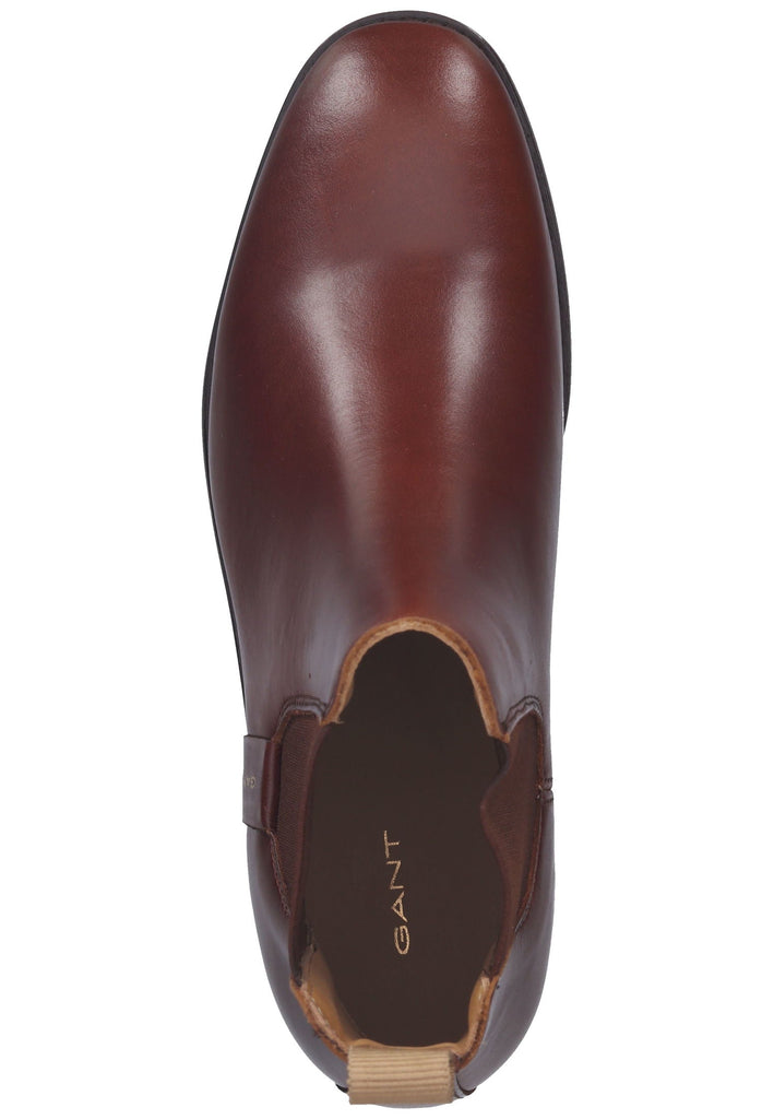 Stiefeletten GANT Stiefelette Glattleder Cognac