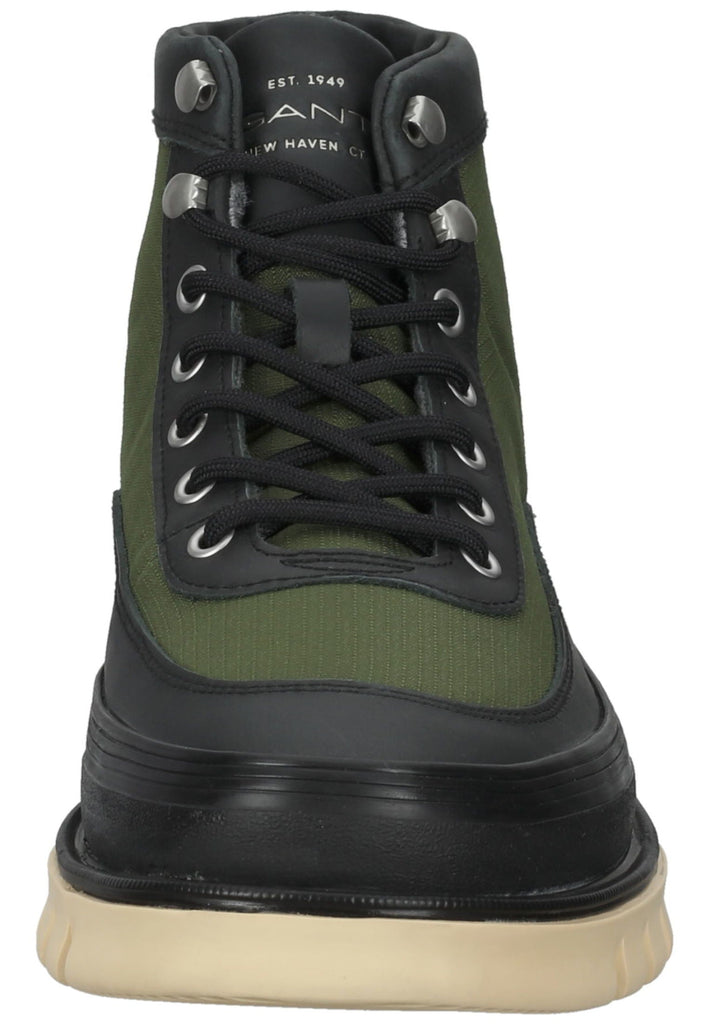 Stiefeletten GANT Stiefelette Lederimitat/Nylon Schwarz/Oliv