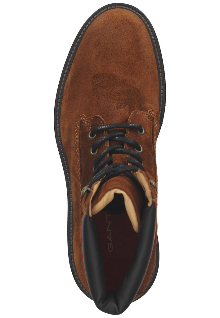 Stiefeletten GANT Stiefelette Veloursleder Cognac