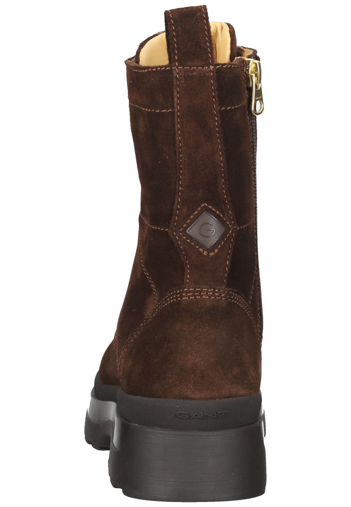 Stiefeletten GANT Stiefelette Veloursleder Dunkelbraun Warmfutter
