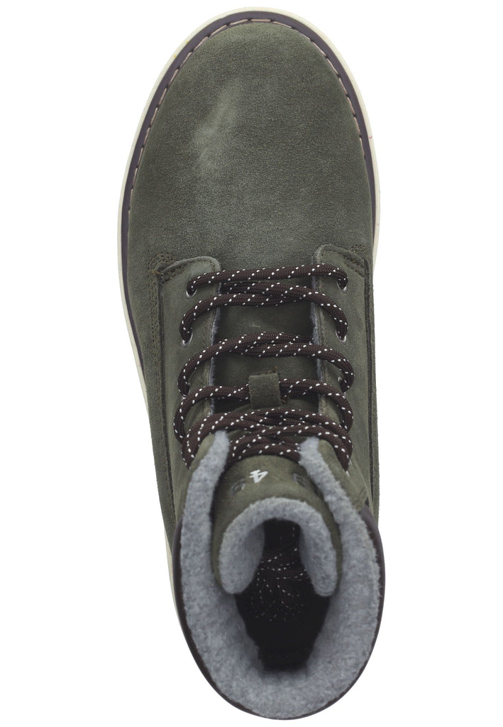 Stiefeletten GANT Stiefelette Veloursleder Grün/Braun Warmfutter