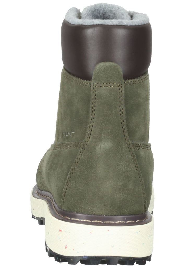 Stiefeletten GANT Stiefelette Veloursleder Grün/Braun Warmfutter