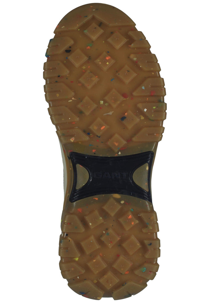 GANT Wanderschuhe Veloursleder Grün/Schwarz